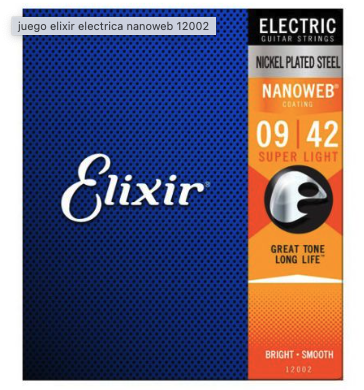 Elixir Nickel Plated Steel Nanoweb 9-42