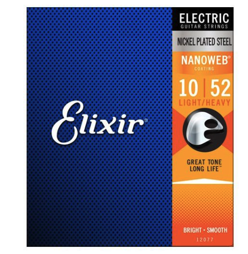 Elixir Nickel Plated Steel Nanoweb 10-52