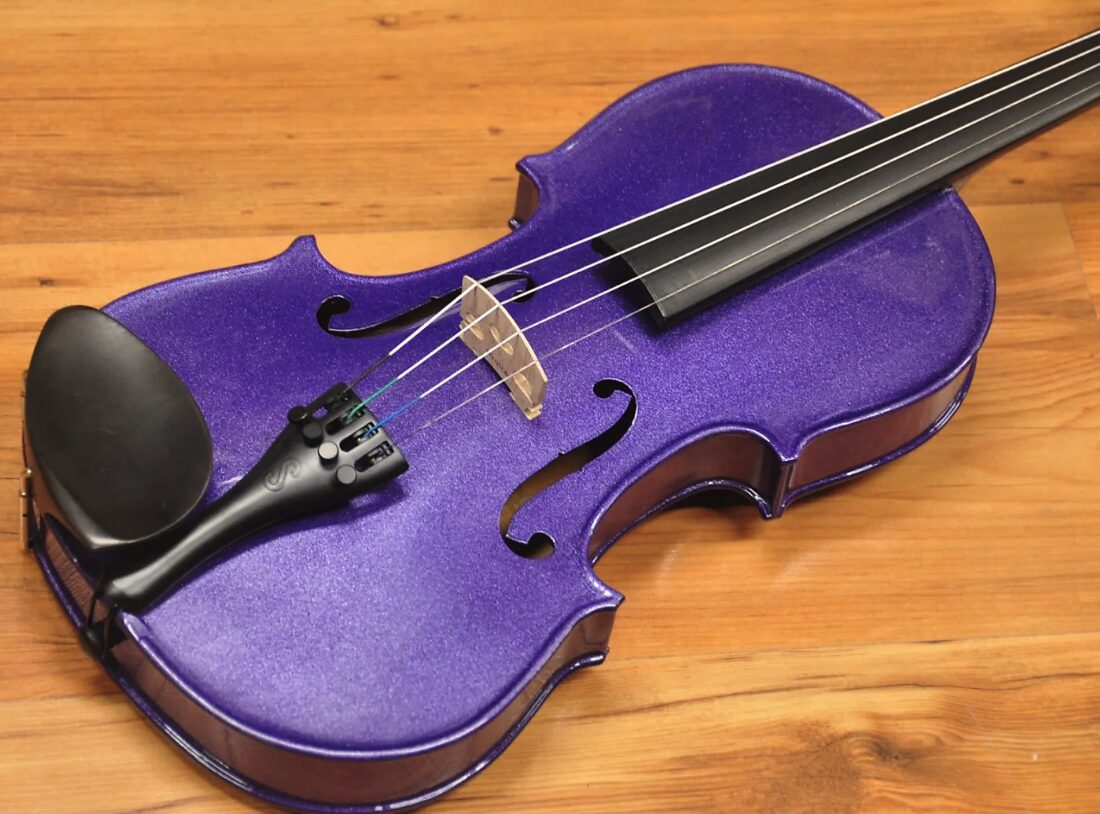 Stentor Harlequin 4/4 Violin Purple Flake