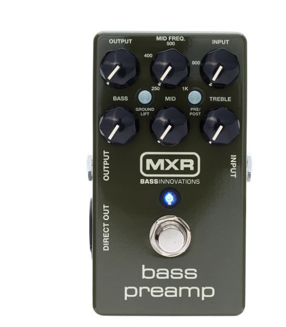 MXR M81 Pedal Bass Preamp. Preamplificador de Bajo