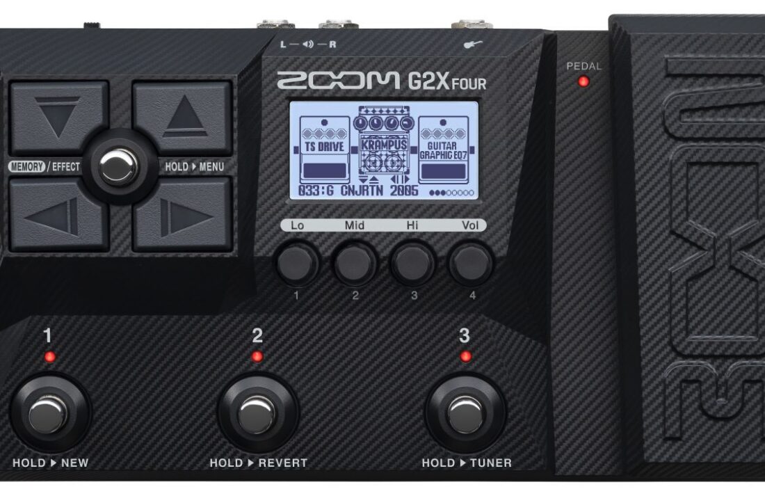 ZOOM G2X Four Pedal Multiefectos