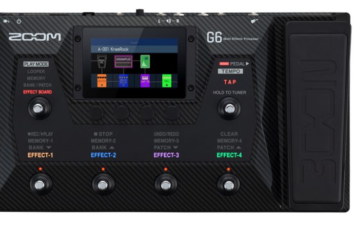 Zoom G6 Pedalera Multiefectos