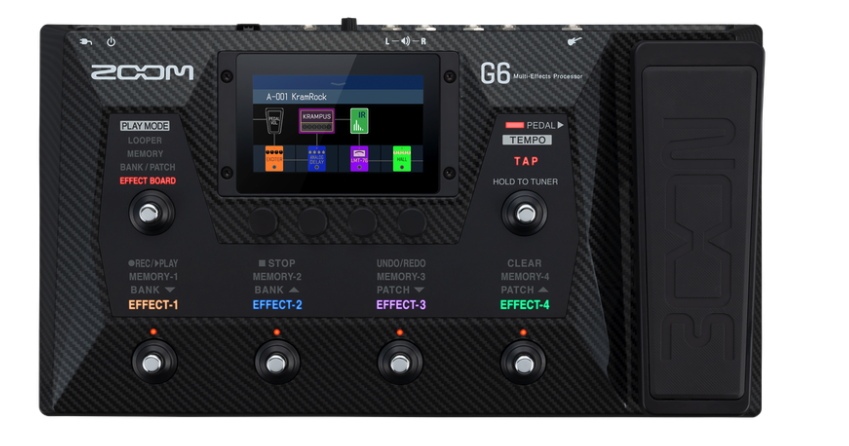 Zoom G6 Pedalera Multiefectos